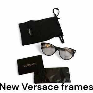 Versace Black and Gold frames (for glasses)